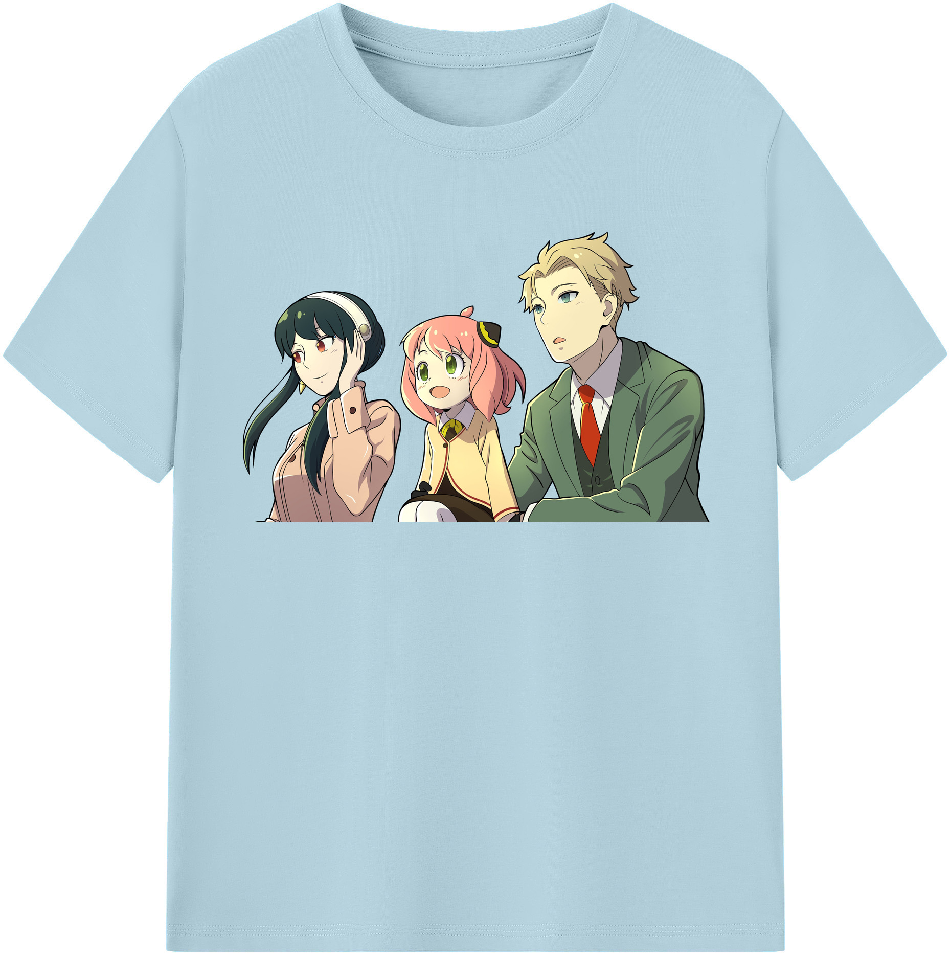 （画像用） SPY×FAMILY间谍家家酒 綿100％半袖Tシャツ（フロントプリント）
